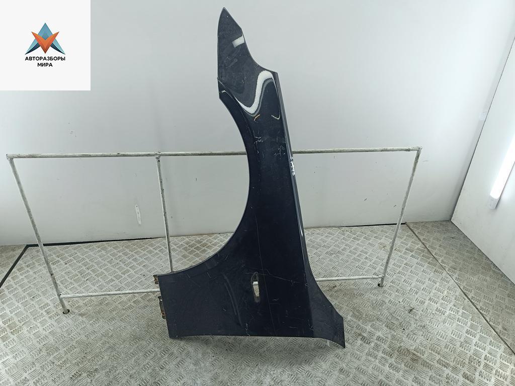 крыло переднее левое BMW 5 серия E60/E61 2006, 2.5 л., дизель, АКПП, чёрный, универсал - фото №1