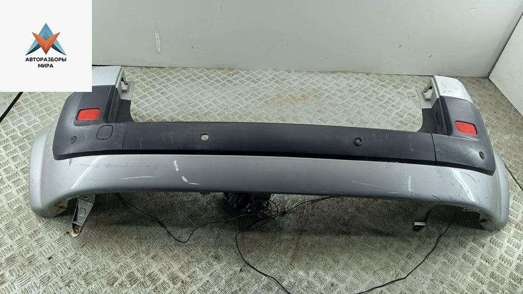 бампер задний Renault Scenic 2 поколение 2005, серый, минивэн, 8200141081 - фото №1