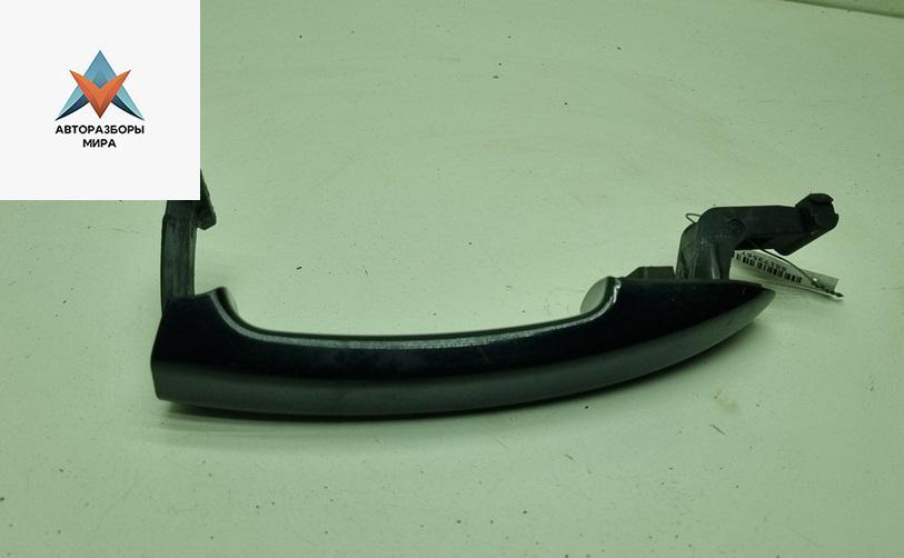 ручка наружная задняя левая Volkswagen Passat B6 2008, 2.0 л., дизель, АКПП, чёрный, универсал, 3C0837209 - фото №1