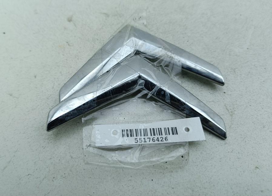 эмблема Citroen C3 (FC/FN, 2008, 1.1 л., бензин, МКПП, красный, хетчбэк 5 дв., 9656180480