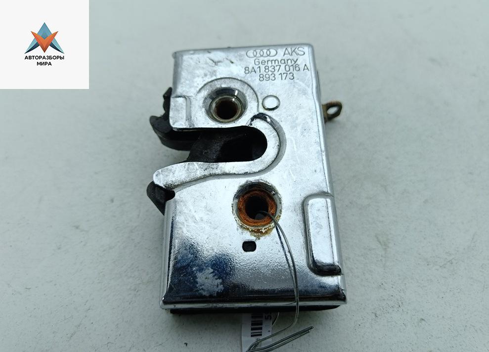 замок двери передней правой Audi 80 8C/B4 1992, 2.0 л., бензин, МКПП, серый, универсал, 8A1837106A - фото №1