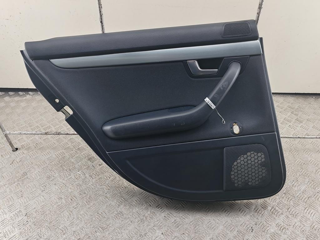 обшивка двери задняя левая Audi A4 B7 2004, 2.0 л., бензин, МКПП, синий, седан, 8E0867305 - фото №1