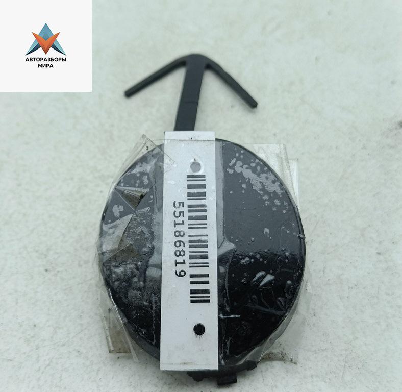 заглушка (решетка) в бампер Peugeot 508 1 поколение 2011, 2.0 л., дизель, МКПП, чёрный, универсал, 9688557077 - фото №1