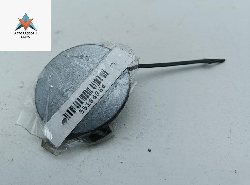 заглушка (решетка) в бампер Audi A4 B7 2006, 2.0 л., бензин, АКПП, серый, универсал, 8E0807241C - фото №1