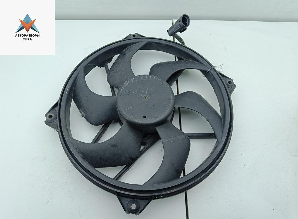 вентилятор радиатора Peugeot 307 1 поколение 2003, 1.6 л., бензин, МКПП, серый, универсал - фото №1