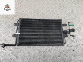 радиатор кондиционера Volkswagen Bora 1 поколение 2000, 2.0 л., бензин, МКПП, синий, седан, 1J0820411D