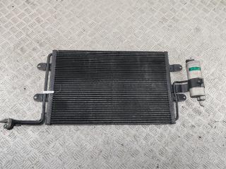 радиатор кондиционера Volkswagen Bora 2000, 2.0 л., бензин, МКПП, синий, седан, 1J0820411D