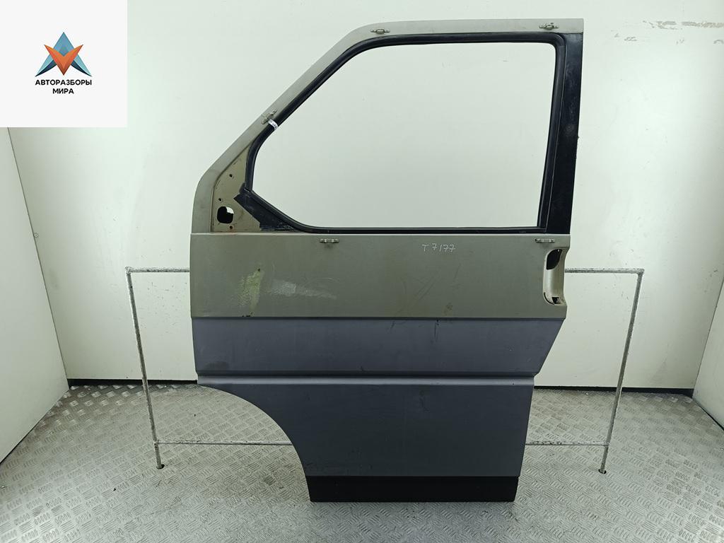 дверь сдвижная Volkswagen Transporter T4 1994, серый, микроавтобус - фото №1