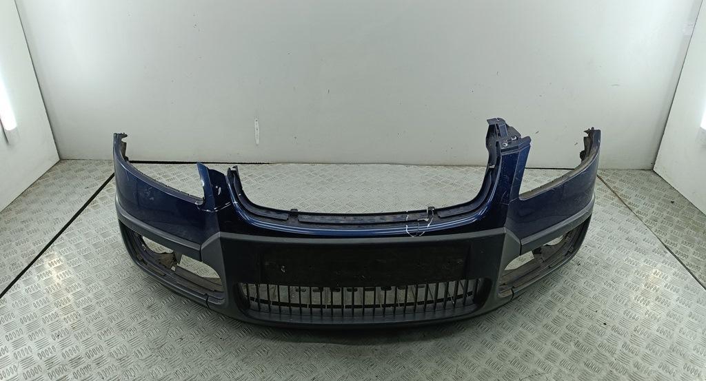 бампер передний Skoda Roomster 2008, дизель, синий, универсал, 5J0807221
