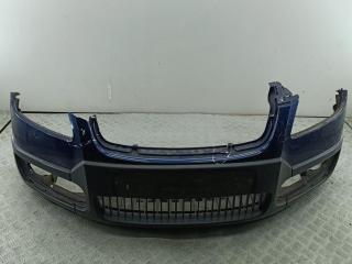 бампер передний Skoda Roomster 2008, дизель, синий, универсал, 5J0807221