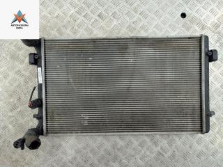 радиатор охлаждения Volkswagen Golf 4 поколение 2000, 1.4 л., бензин, МКПП, серый, универсал, 1J0121253P