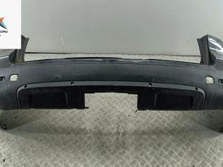 бампер задний Volkswagen Touareg 1 поколение 2003, чёрный, внедорожник 5 дв., 7L6807421