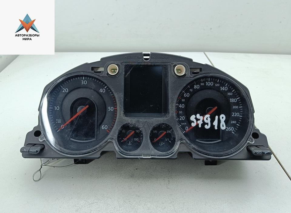 приборная панель Volkswagen Passat B6 2007, 2.0 л., дизель, МКПП, коричневый, универсал, A2C53194181 - фото №1