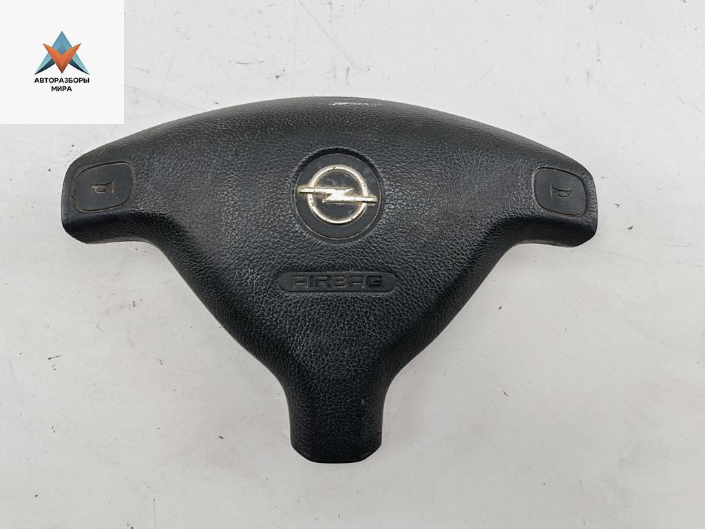 подушка безопасности водителя Opel Astra G 1999, 1.8 л., бензин, МКПП, синий, универсал, 90437771 - фото №1