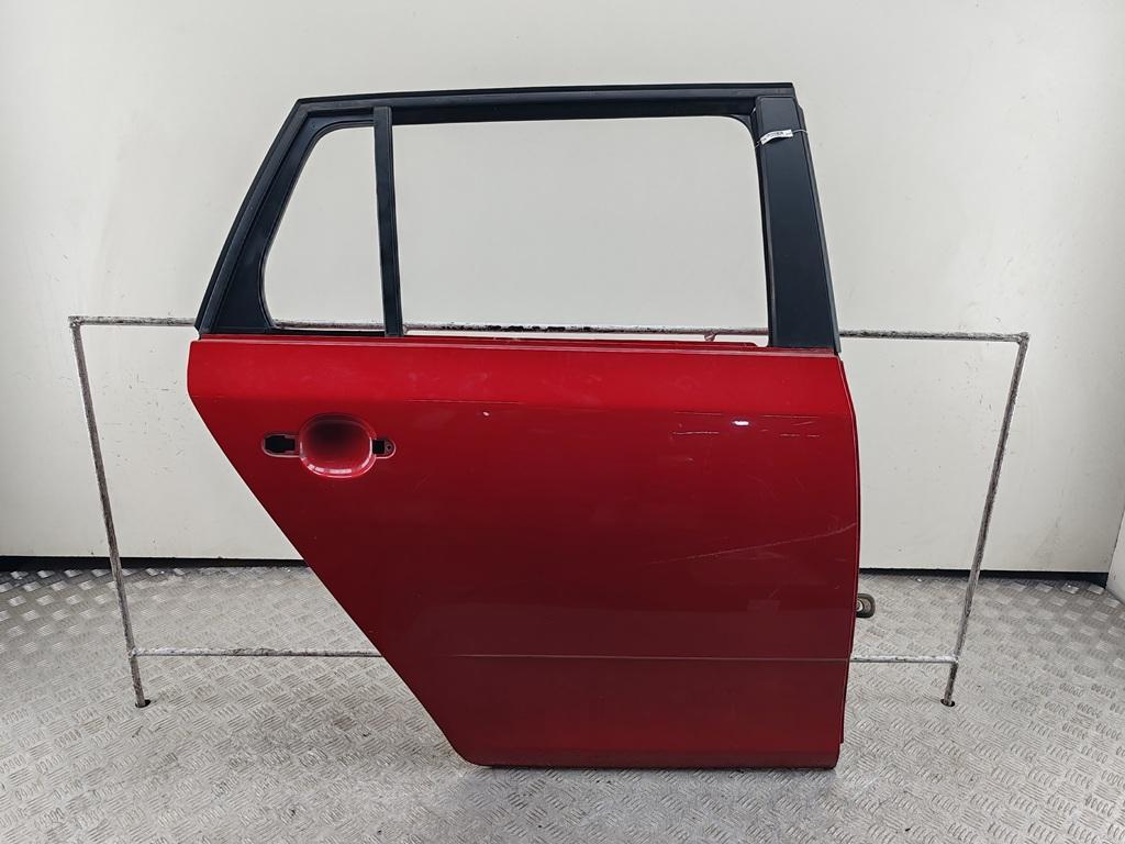 дверь сдвижная Skoda Fabia mk2 (5J) 2009, красный, универсал