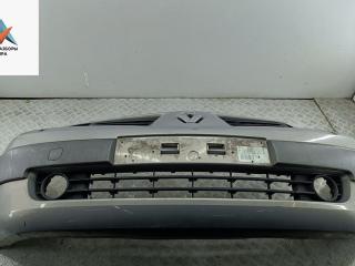 бампер передний Renault Megane 2 поколение 2003, бензин, серый, универсал, 8200142001