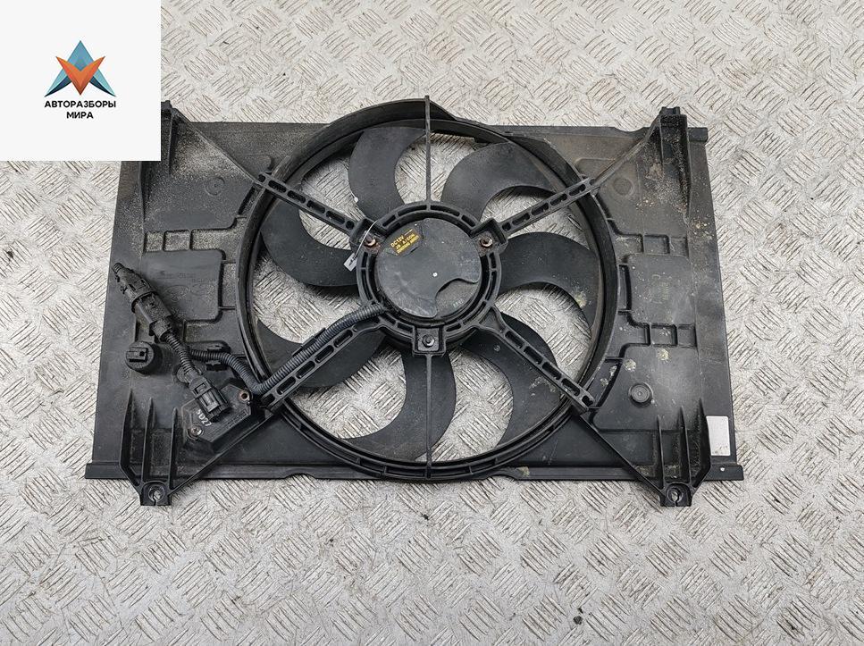 вентилятор радиатора Kia Rio 2 поколение 2005, 1.6 л., бензин, МКПП, серый, хетчбэк 5 дв., 253801GXXX - фото №1