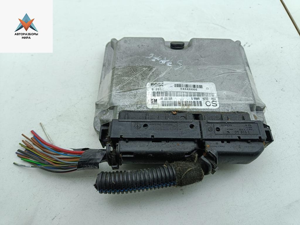 ЭБУ Opel Zafira 1 поколение (A) 1999, 2.0 л., дизель, МКПП, красный, минивэн, 09133269 - фото №1