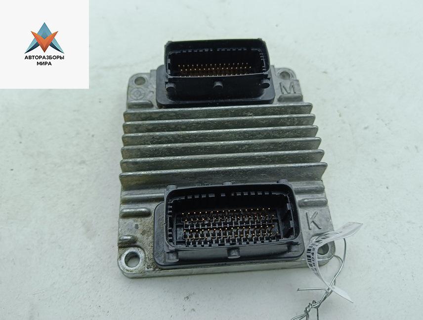 ЭБУ Opel Astra G 2002, 1.6 л., бензин, МКПП, белый, универсал, 09353479 - фото №1