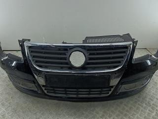 бампер передний Volkswagen Passat B6 2008, дизель, чёрный, универсал, 3C0807221C