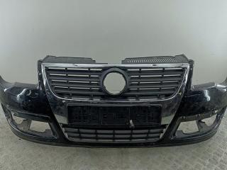бампер передний Volkswagen Passat B6 2006, дизель, чёрный, универсал, 3C0807221