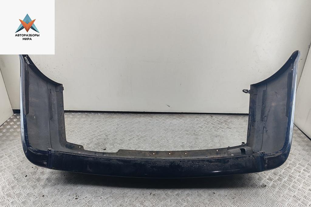 бампер задний Volkswagen Passat B4 1995, синий, универсал, 3A9807417D - фото №1