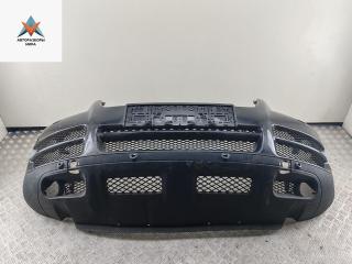 бампер передний Volkswagen Touareg 1 поколение 2003, дизель, чёрный, внедорожник 5 дв.