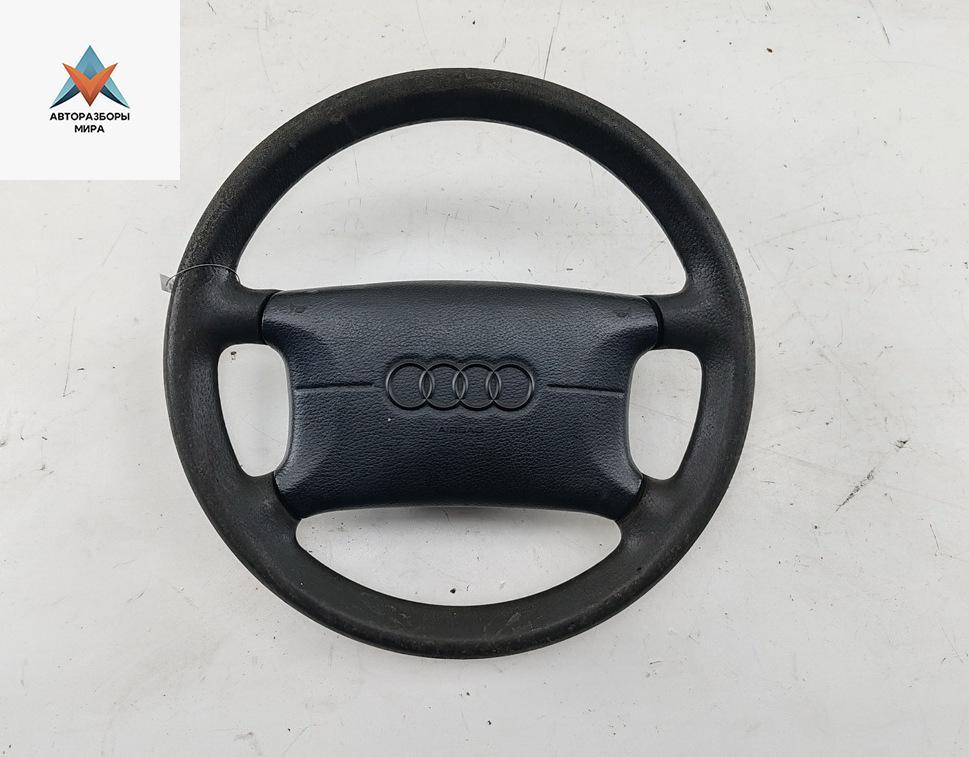руль Audi A4 B5 1996, 2.6 л., бензин, МКПП, синий, универсал, 4D0419091J - фото №1