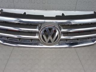 решетка радиатора Volkswagen Touareg 1 поколение 2005, 2.5 л., дизель, АКПП, внедорожник 5 дв.