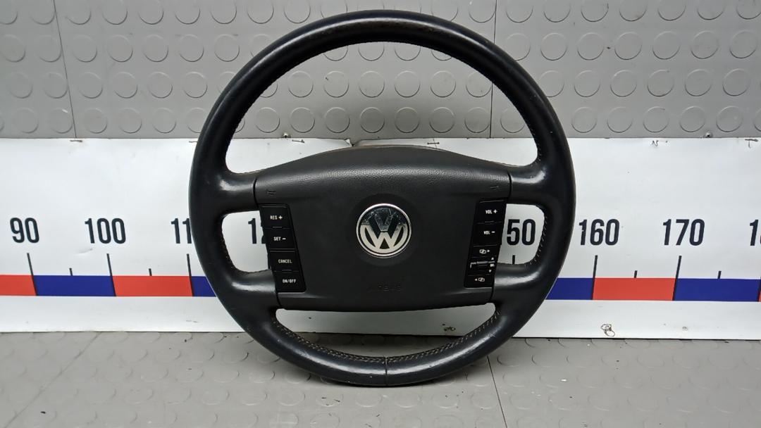 руль Volkswagen Touareg 1 поколение 2005, 2.5 л., дизель, АКПП, внедорожник 5 дв. - фото №1