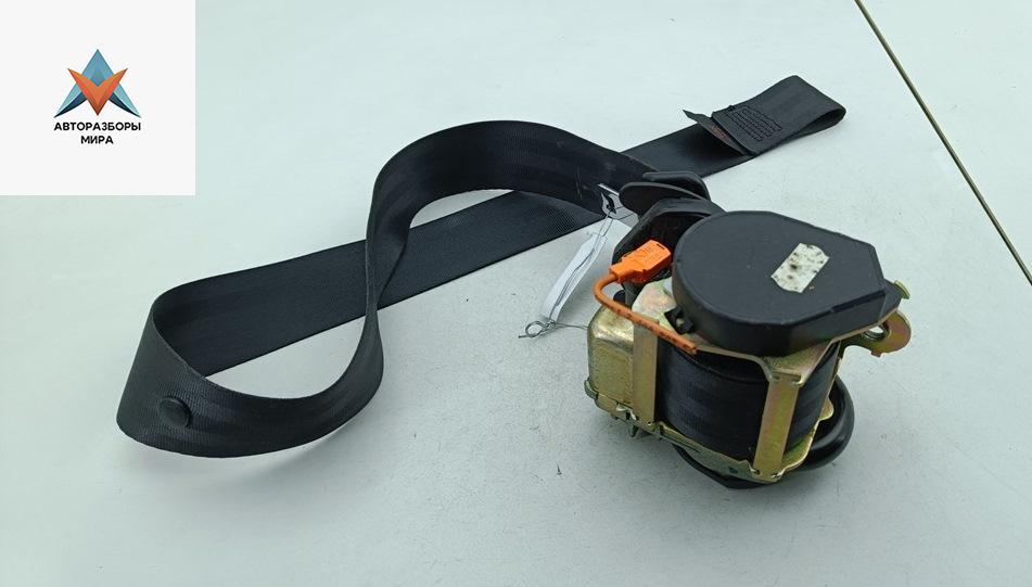 ремень безопасности Peugeot 307 1 поколение 2002, 1.6 л., бензин, МКПП, синий, хетчбэк 3 дв., 96373099XX - фото №1