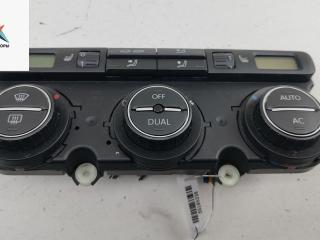 блок управления печки / климат-контроля Volkswagen Passat B6 2007, 2.0 л., дизель, МКПП, коричневый, универсал, 74677581