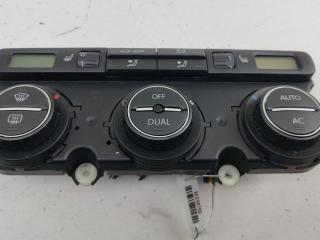 блок управления печки / климат-контроля Volkswagen Passat B6 2007, 2.0 л., дизель, МКПП, коричневый, универсал, 74677581