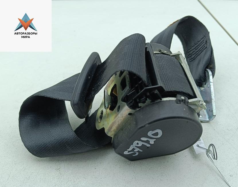 ремень безопасности Volkswagen Golf 6 поколение 2011, 1.6 л., дизель, МКПП, белый, хетчбэк 5 дв., 1K6857806AA - фото №1