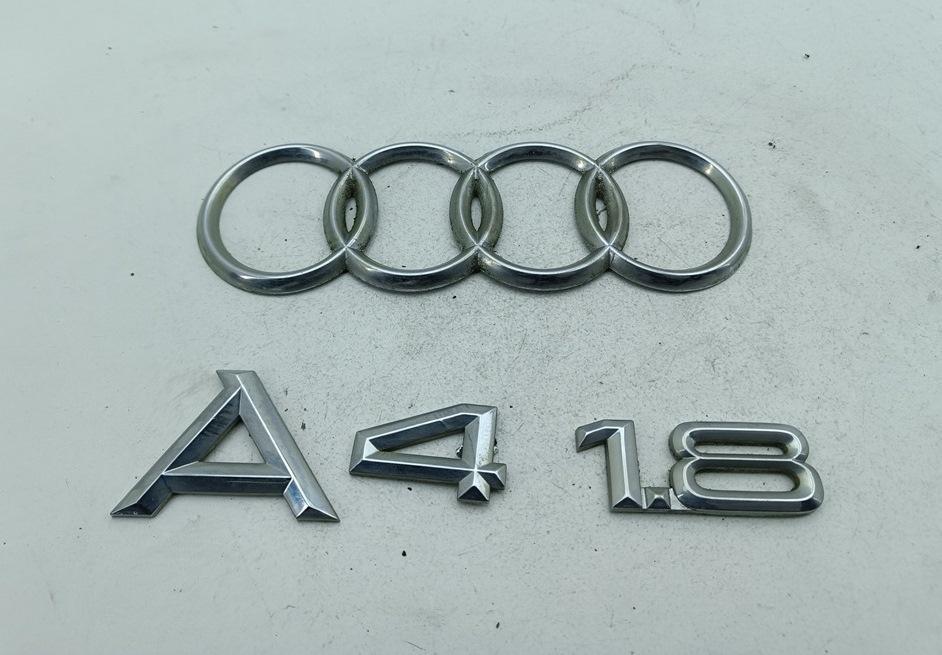 эмблема Audi A4 B5 1997, 1.8 л., бензин, МКПП, синий, седан