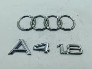 эмблема Audi A4 B5 1997, 1.8 л., бензин, МКПП, синий, седан