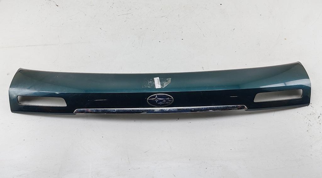 накладка подсветки номера Subaru Legacy 4 поколение 2006, 2.5 л., бензин, АКПП, зелёный, универсал - фото №1