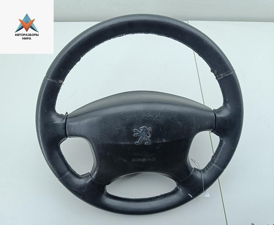 руль Peugeot 607 1 поколение 2000, 2.2 л., бензин, МКПП, серый, седан - фото №1
