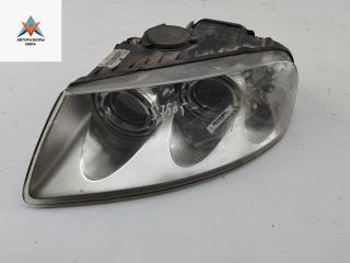 фара левая Volkswagen Touareg 1 поколение 2003, 2.5 л., дизель, АКПП, чёрный, внедорожник 5 дв., 7L6941015BB