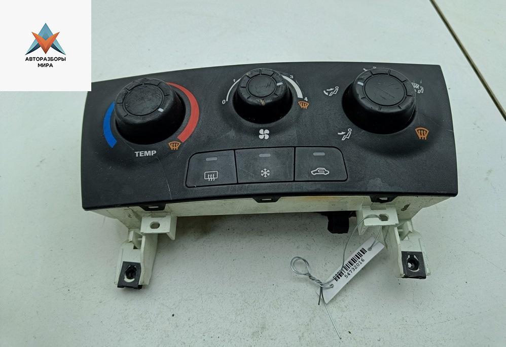 блок управления печки / климат-контроля Fiat Stilo 1 поколение 2003, 1.6 л., бензин, МКПП, чёрный, хетчбэк 5 дв., 591546100 - фото №1