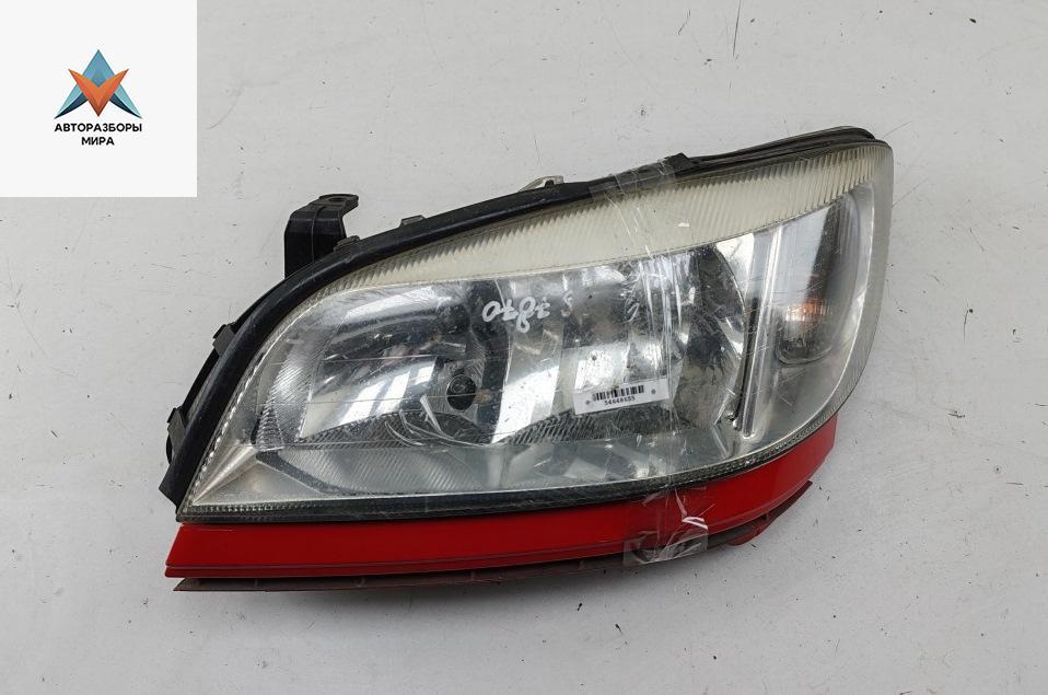 фара левая Opel Zafira 1 поколение (A) 1999, 2.0 л., дизель, МКПП, красный, минивэн - фото №1