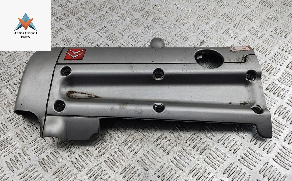 декоративная крышка двигателя Citroen Xsara Picasso 1 поколение 2002, 1.8 л., бензин, МКПП, серый, минивэн, 9637394480 - фото №1