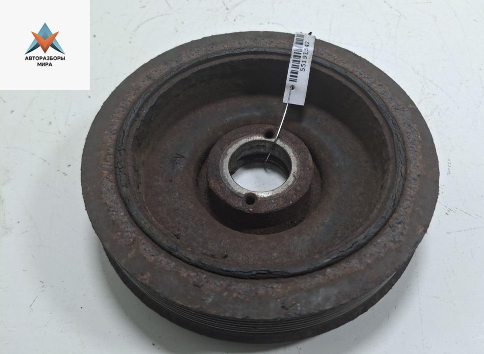 шкив коленвала Fiat Scudo 1 поколение 2004, 2.0 л., дизель, МКПП, белый, фургон - фото №1