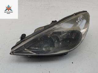 фара левая Peugeot 607 1 поколение 2000, 2.2 л., бензин, МКПП, серый, седан, 9641958880