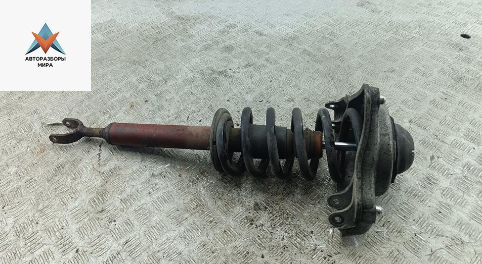 стойка передняя Audi A6 4F/C6 2005, 3.0 л., дизель, АКПП, серый, седан - фото №1