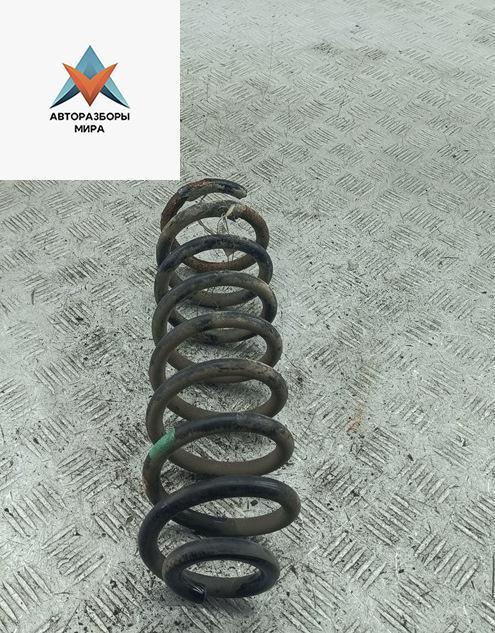 пружина задняя Renault Scenic 2 поколение 2004, 1.5 л., дизель, МКПП, красный, минивэн - фото №1