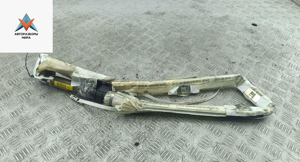 подушка безопасности боковая (шторка) Renault Megane 2 поколение 2003, 1.9 л., дизель, МКПП, чёрный, универсал, 8200148466 - фото №1