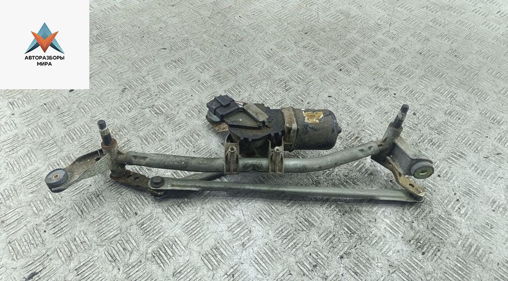 Механизм стеклоочистителя переднего (трапеция дворников) Renault Megane 2 поколение 2003, 1.6 л., бензин, МКПП, серый, универсал, ZP0410 - фото №1