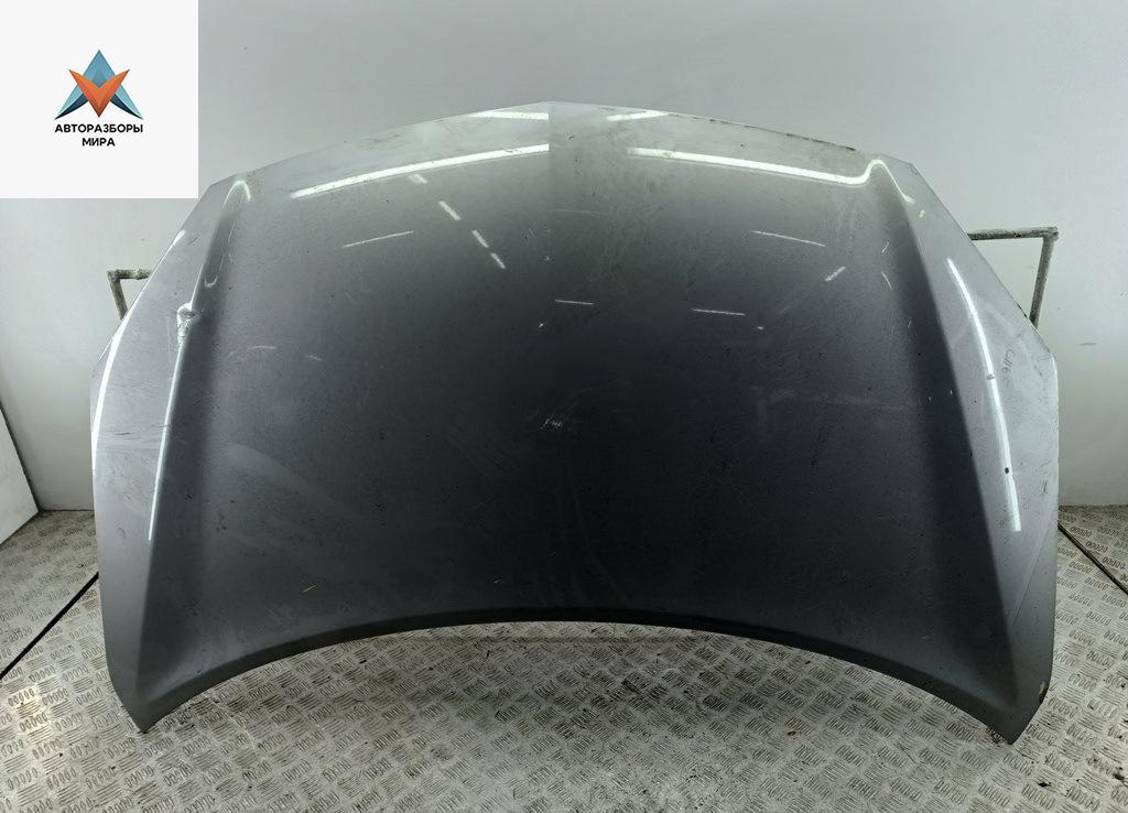 капот Renault Koleos 1 поколение 2008, 2.5 л., бензин, МКПП, серый, внедорожник 5 дв., 651000024R - фото №1