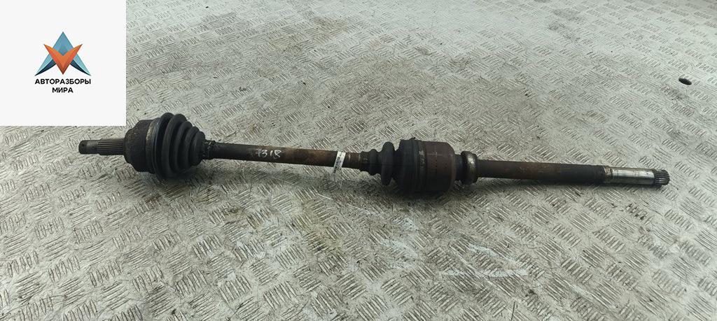 полуось передняя правая (приводной вал, ШРУС) Peugeot 807 1 поколение 2005, 2.0 л., бензин, МКПП, синий, минивэн, AVD - фото №1